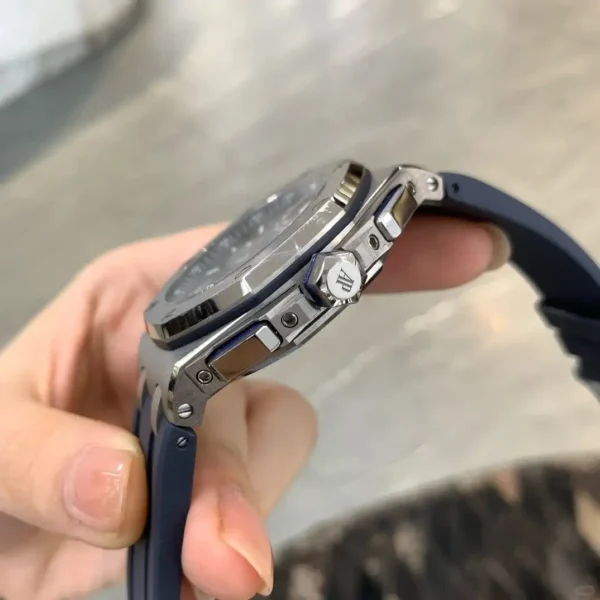 Audemars Piguet Royal Oak Offshore Selfwinding Chronograph Blue, Silver 26480TI.OO.A027CA.01