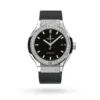 Hublot Classic Fusion Women Automatic Black Rubber Watch 582.NX.1170.RX.1204