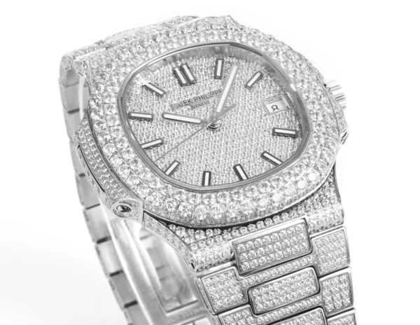 Patek Philippe Nautilus Full Star Platinum Watch