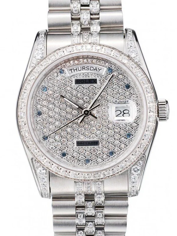Rolex Day-Date 36mm Diamond Dial 41985