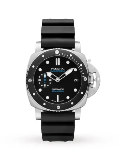 91989F43-E312-1AE0-E9FA-17DF51B9D6DD.webp Panerai Submersible Men Automatic Black Rubber Watch PAM00683