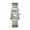 92330543-0FF6-5442-C806-0C351C3A7B79.webp Cartier Tank Française Women Quartz Silver Bicoloured Watch W2TA0003