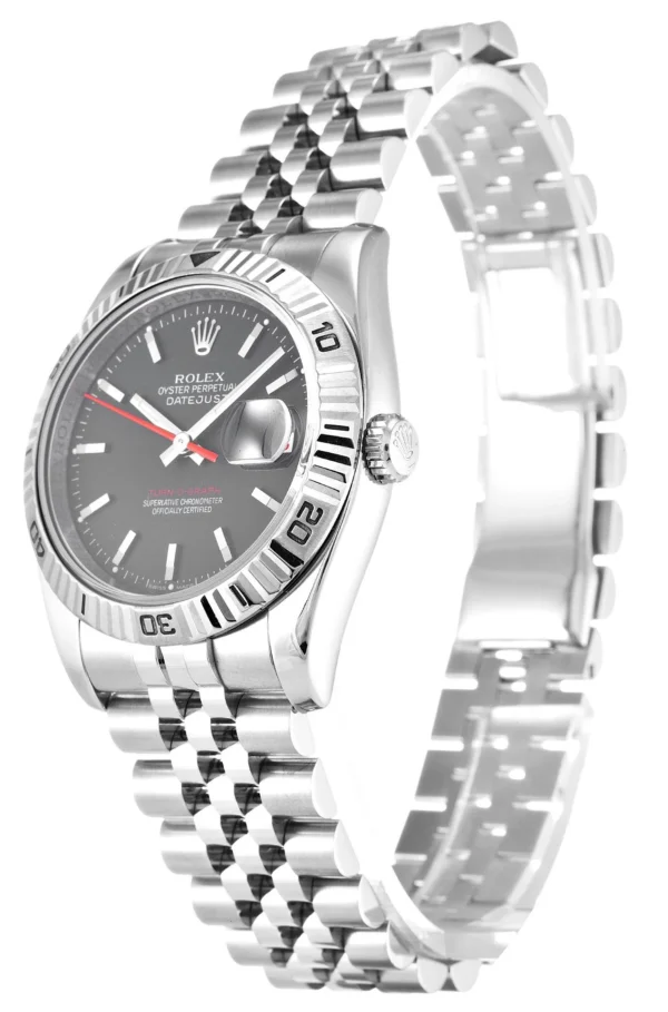 Rolex Datejust Turn-O-Graph 36mm Grey Dial 116264