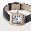 935EBBC8-05BD-9CBB-3676-B67604667600.webp Cartier Santos-Dumont Men Automatic Silver Stainless Steel 18ct Rose Gold Watch W2SA0017