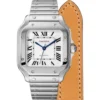 Cartier Santos de Cartier Men Automatic Silver Stainless Steel Watch WSSA0029