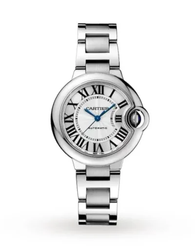 94649A4C-B30E-0E9C-6251-700D73D40D89.webp Cartier Ballon Bleu de Cartier Women Automatic Silver Stainless Steel Watch WSBB0044