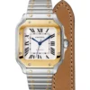 9533174D-4FBD-1D5A-FBC6-6C7A1C7C8552.webp Cartier Santos de Cartier Men Automatic Silver Stainless Steel Watch W2SA0016