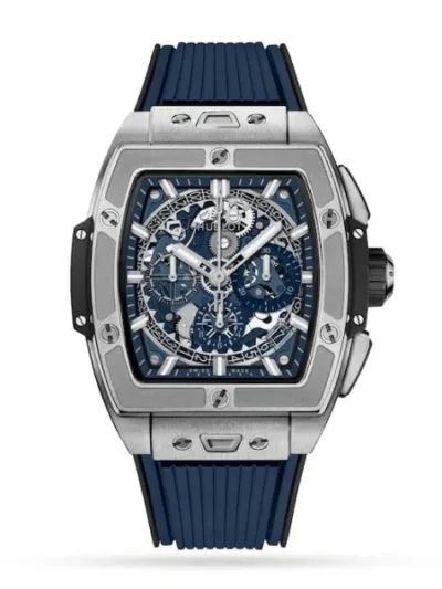 Hublot Spirit Of Big Bang Men Automatic Blue Rubber Watch 641.NX.7170.RX