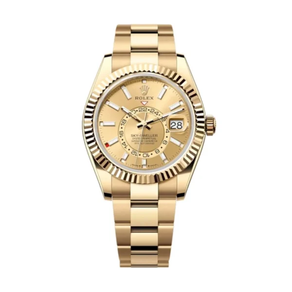 995F8EE5-C5D9-8D2D-9E11-D4E5079E2D53.webp Superclone Rolex Sky-Dweller 42 mm Champagne Dial 336938