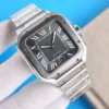 Cartier Santos de Cartier Men Automatic Grey Stainless Steel Watch WSSA0037