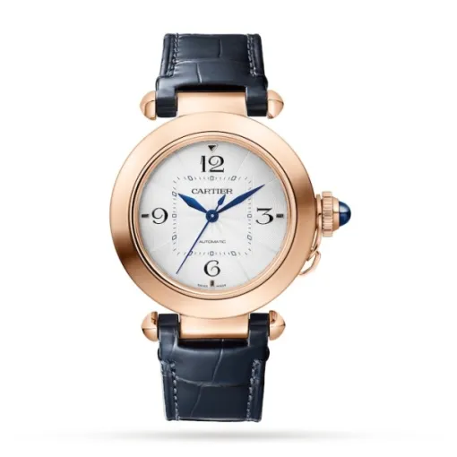 9A7C461A-31C1-E347-4C77-478334E49954.webp Cartier Pasha de Cartier Women Automatic Silver Alligator Watch WGPA0014