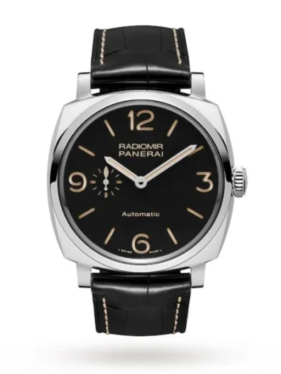 Panerai Radiomir Men Automatic Black Alligator Watch PAM00572