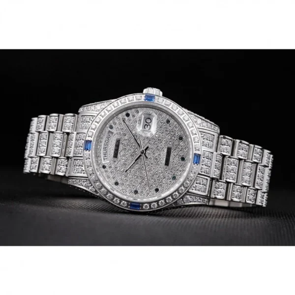 Superclone Rolex Day-Date 37mm Diamond Dial 621613