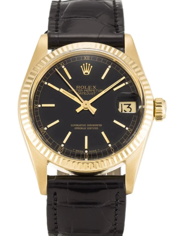 Rolex Datejust Mid-Size 31mm Black Dial 6827