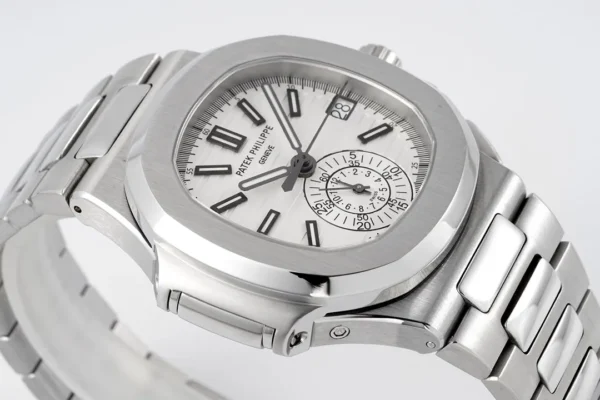 9E60E03B-F8DF-665C-D501-1B08B5DB6B39.webp Patek Philippe Silver Nautilus Chronograph Watch