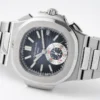 Patek Philippe 5980 Silver Chronograph Watch