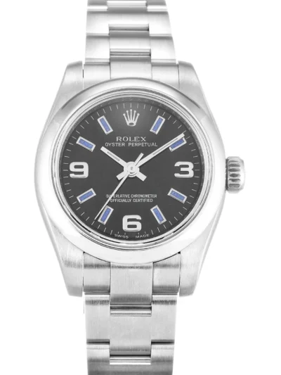 Rolex Oyster Perpetual Lady 26mm Black Dial 176200