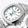 Patek Philippe Nautilus Silver Annual Calendar