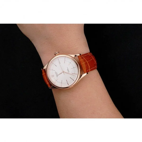 Superclone Rolex Cellini 38mm White Dial REP016801