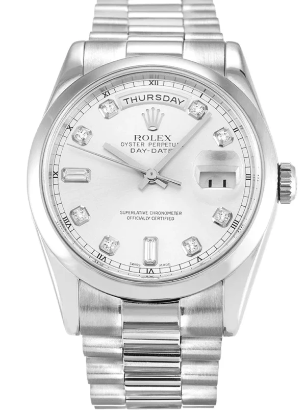 Rolex Day-Date II 40mm Silver Dial 218239