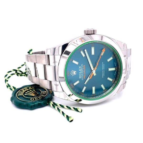 A0BAC263-5EE8-079F-8EB4-14682980075E.jpg Rolex Milgauss 40mm Blue Dial 116400GV