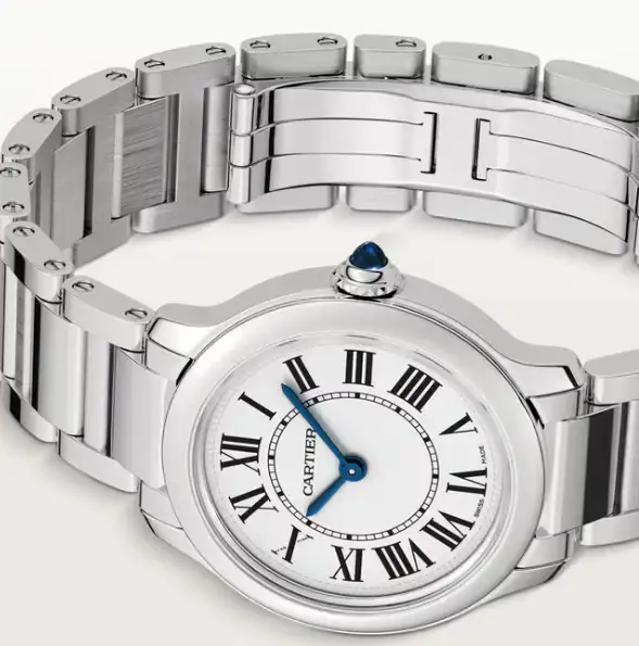 A0F3DF12-71DF-349C-B24F-7F57C52C4029.webp Cartier Ronde Must Women Quartz Silver Calf Watch WSRN0033