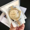 Couple Watches Rolex Datejust 36/28mm RG/SS Jub Gold/Dial