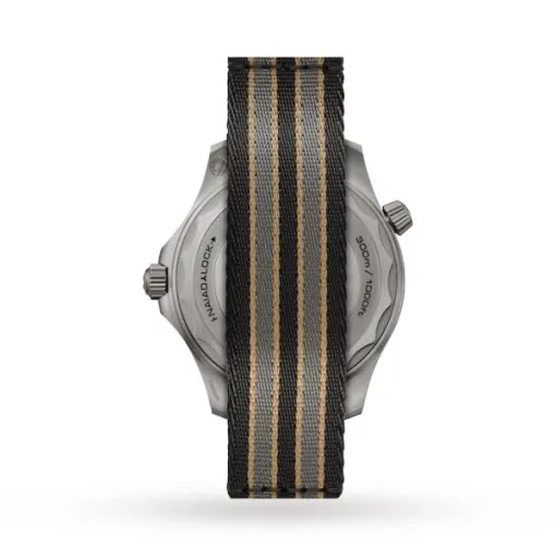 A21999FB-76E3-B099-187D-CFB8AA88465B.webp Omega Seamaster Men Automatic Black Fabric 007 Watch O21092422001001