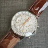 Breitling Navitimer Men Automatic Silver Stainless Steel Watch AB0139211G1A1