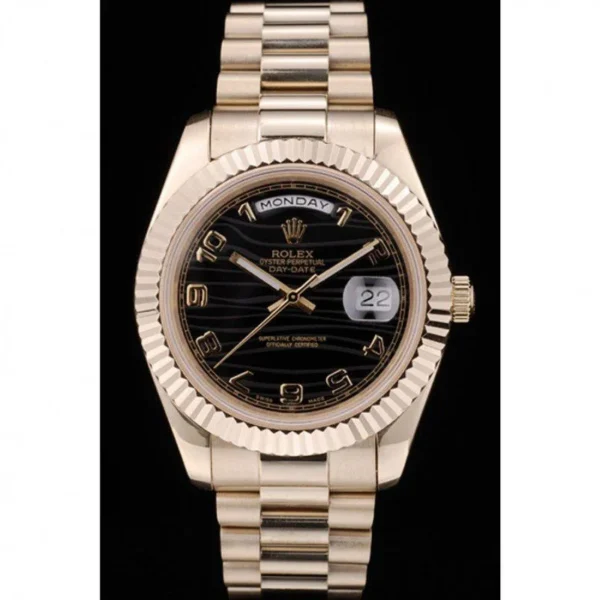 Superclone Rolex Day-Date 40mm Black Dial 41998