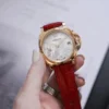 Panerai Luminor Due Men Automatic Mother Of Pearl Leather Watch PAM01280