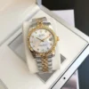 Couple Watches Rolex Datejust 36/28mm RG/SS Jub Sliver/Dia