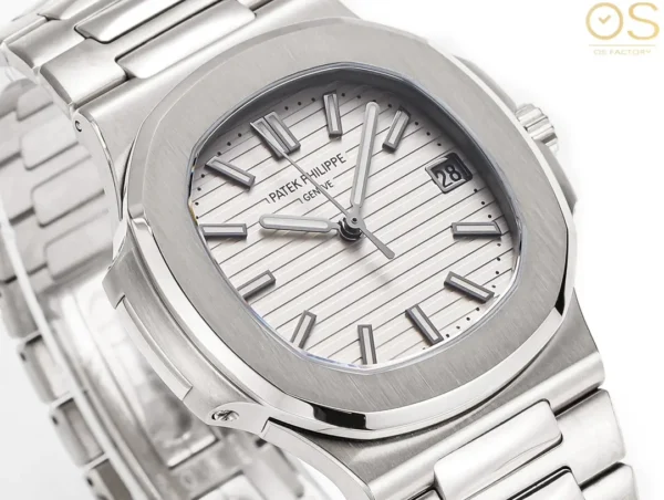 OSFactory Steel King Silver Nautilus Watch