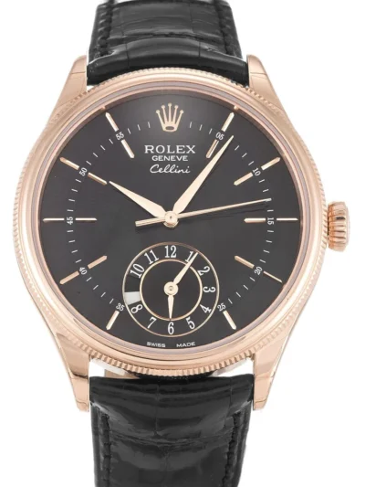 Rolex Cellini 39mm Black Dial 50525