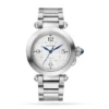 Cartier Pasha de Cartier Women Automatic Silver Stainless Steel Watch WSPA0013