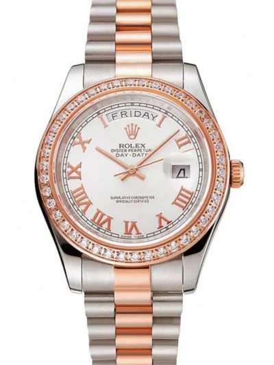 Superclone Rolex Day-Date 40mm White Dial 1454108