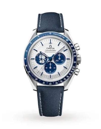 Omega Speedmaster Men Automatic Silver Nylon Watch O31032425002001