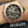 Hublot Big Bang Men Automatic Black 18ct Rose Gold Watch 451.OX.1180.OX