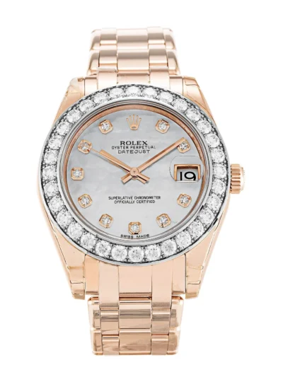 Rolex Pearlmaster 34mm Mother of Pearl Dial 81285