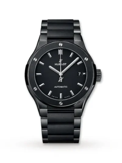 Hublot Classic Fusion Men Automatic Black Ceramic Watch 510.CM.1170.CM