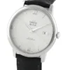 Omega De Ville Men Automatic Silver Leather Watch O42413402002001