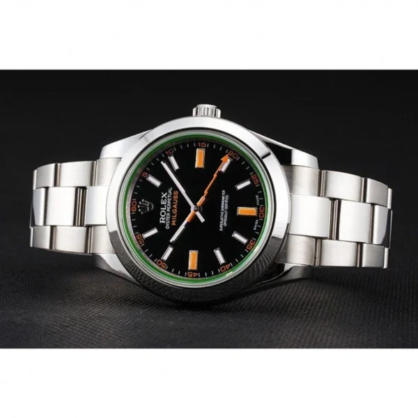 B2070AB0-76AE-9C7D-8012-9A50D0CCF262.webp Superclone Rolex Milgauss 41mm Black Dial REP016836