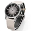 B2D8EECB-ACA9-0F4C-F55E-4EA1DBC7C33A.webp watch Audemars Piguet CODE 11.59 Stainless Steel Watch with Smoked Dial and Beige Fabric Strap, 41mm