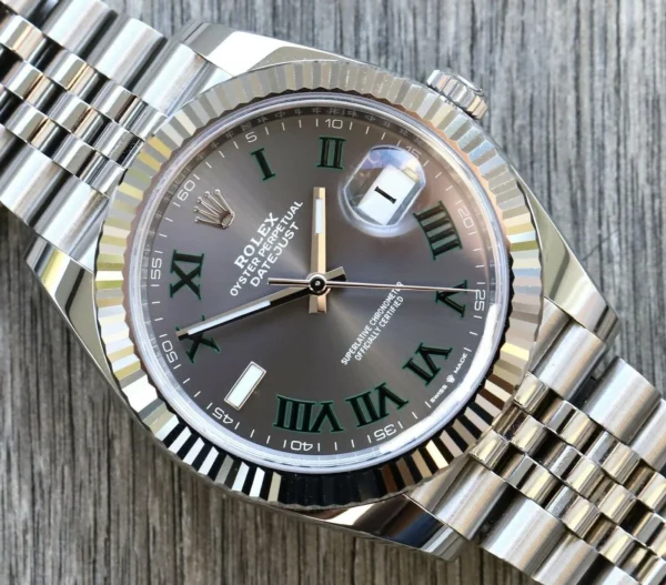 B3339F14-8918-A78B-F485-05F3F304441F.webp Superclone Rolex Datejust 41mm Rhodium Dial 126334 Wimbledon Flutted / Jubilee