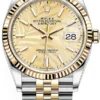 Rolex Datejust 36mm Gold Palm Motif Dial 126233
