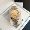 Couple Watches Rolex Datejust 36/28mm RG/SS Jub Gold/Dial