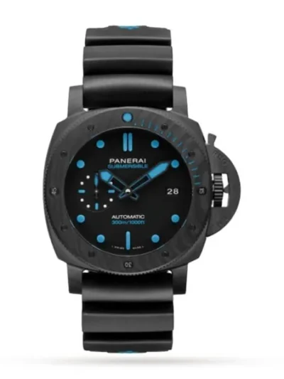 B7F13370-D31D-A084-FD02-2059DE1797D0.webp Panerai Submersible Men Automatic Black Rubber Watch PAM00960
