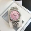 Couple Watches Rolex Datejust 36/28mm SS/SS Jub Pink/Dial
