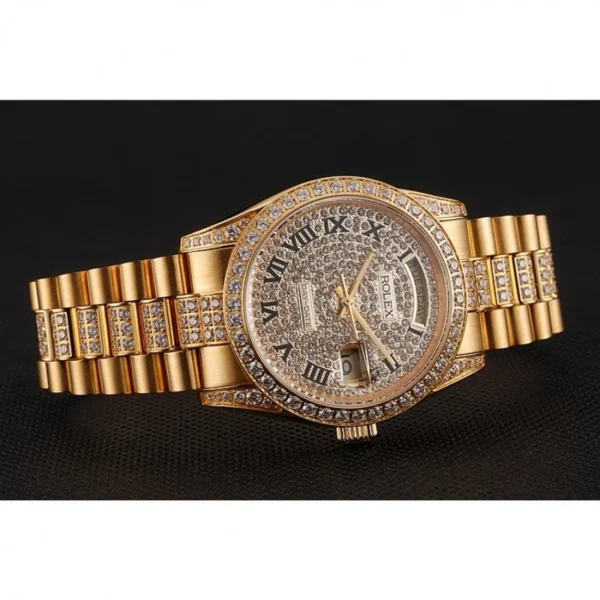 Superclone Rolex Day-Date 37mm Gold Dial 1453956