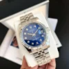 Couple Watches Rolex Datejust 36/28mm SS/SS Jub Blue/Dial
